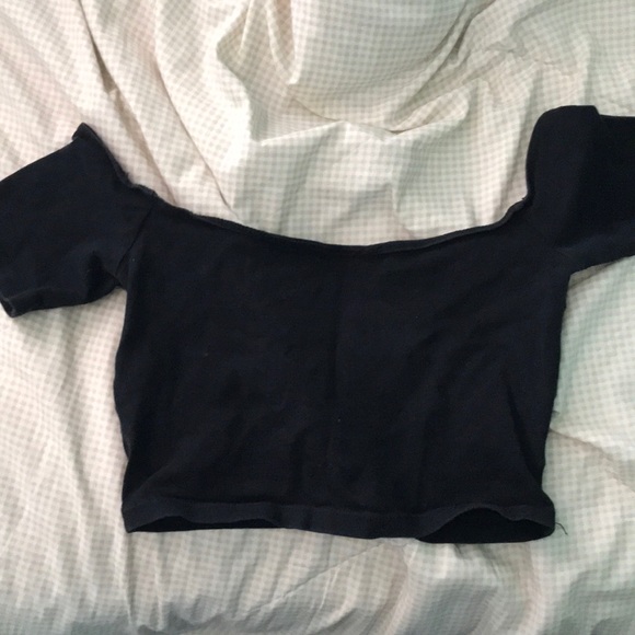 American apparel off shoulder crop top - Picture 1 of 1